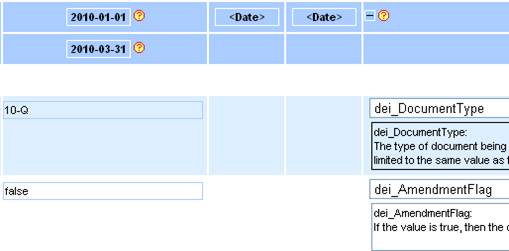 dates in document entity information